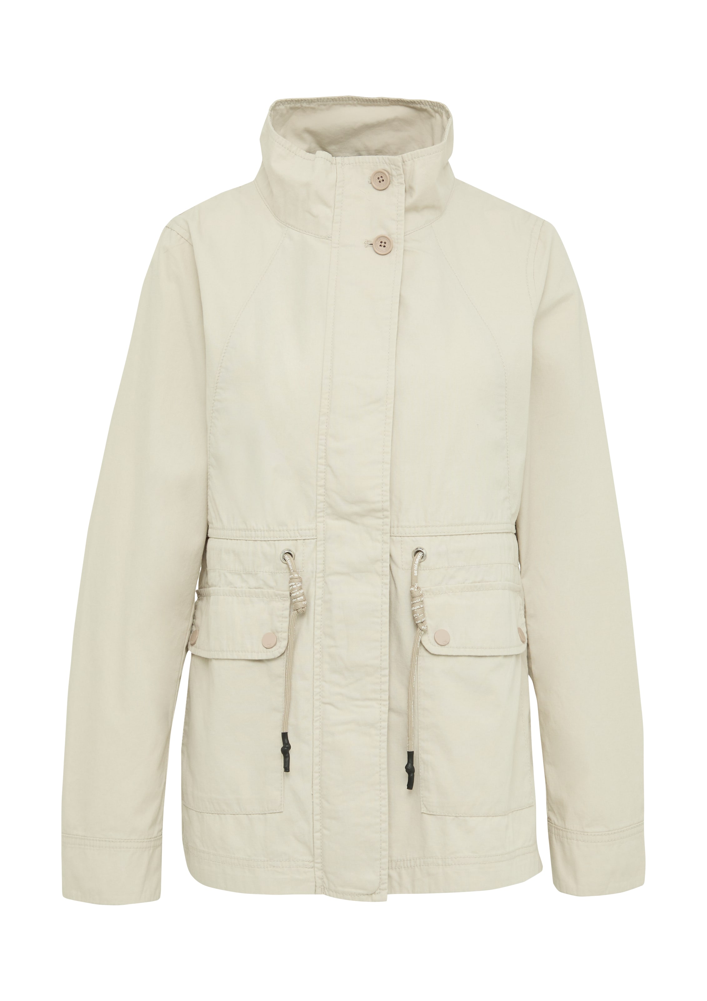 QS Tussenparka in Beige: voorkant