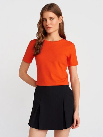 Dilvin Shirt in Orange: front