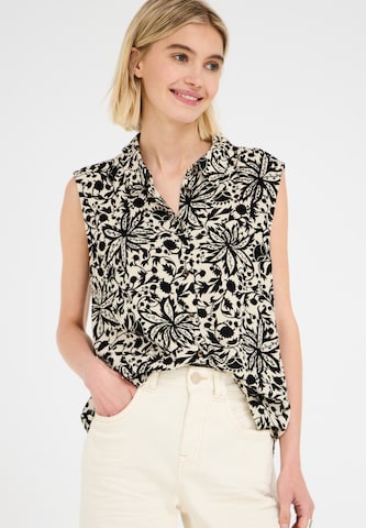 Street One Studio Bluse in Schwarz: Vorderseite