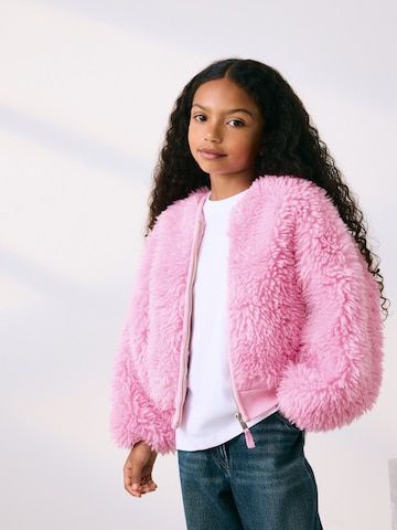Veste en polaire Next en rose : devant