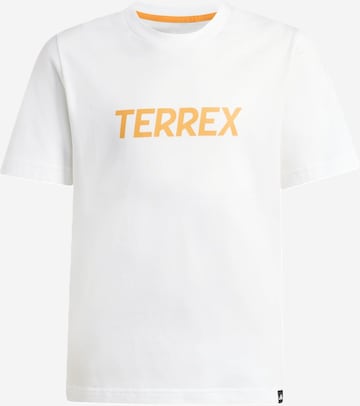 Tricou funcțional de la ADIDAS TERREX pe alb: față