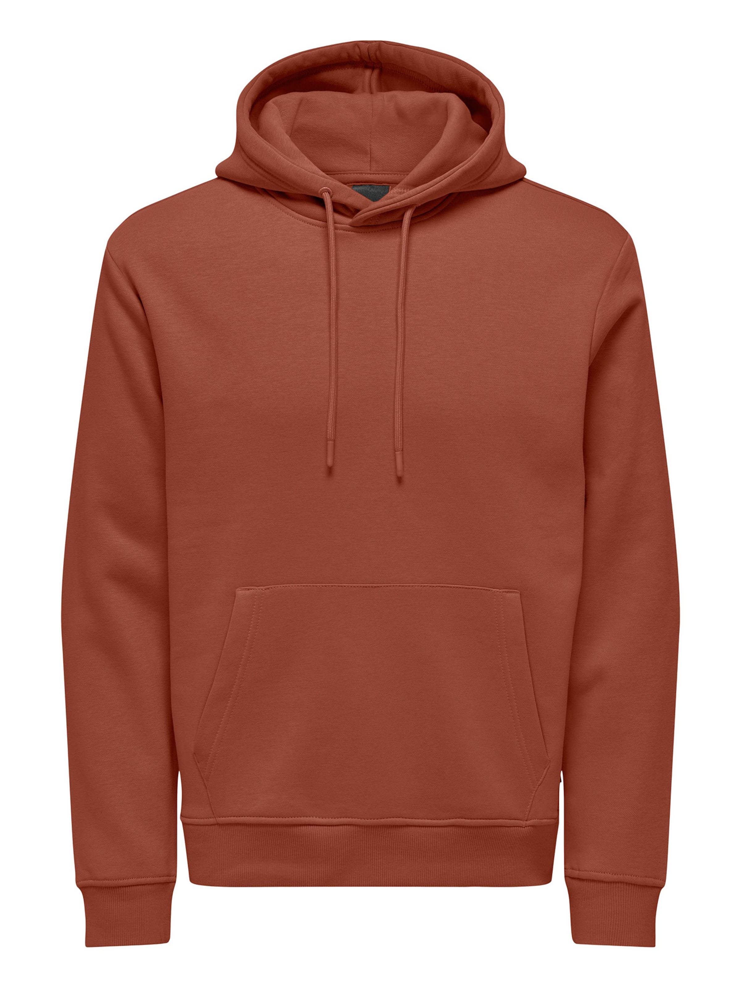 Only & Sons Sweatshirt 'Connor' i rød: forside