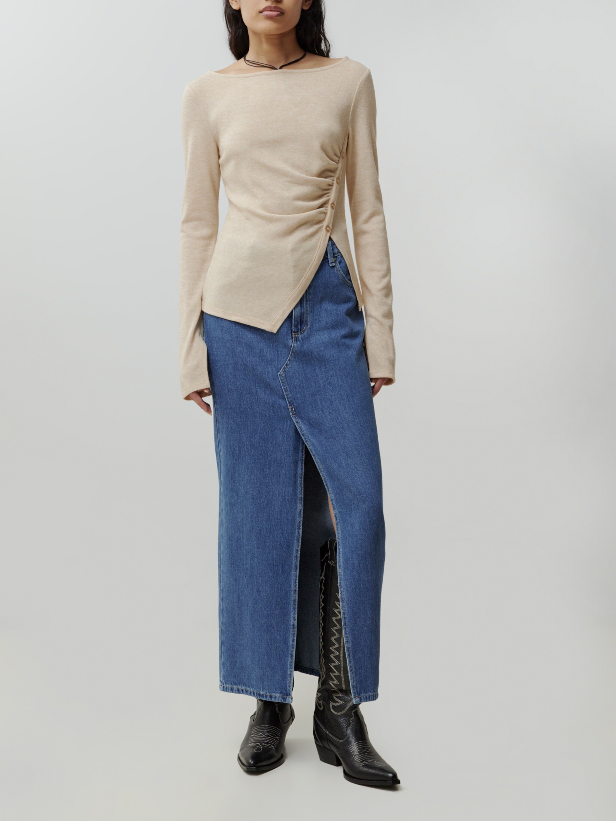 EDITED Produkte Pullover 'Yesenia' beigemeliert