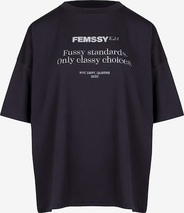 FEMSSY Tričko – šedá: přední strana