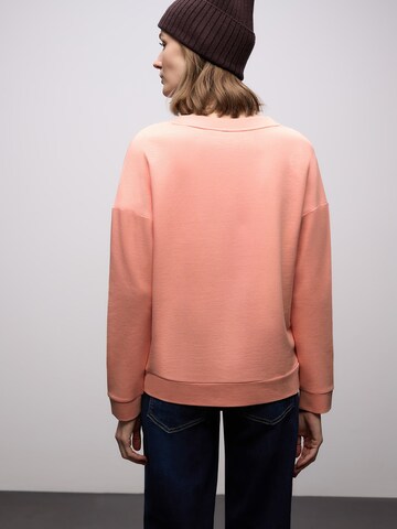 STREET ONE Sweatshirt in Orange