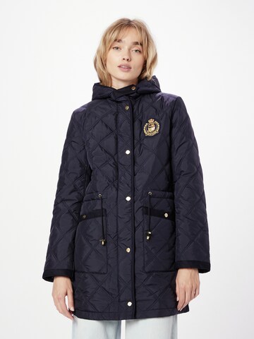 Parka de primăvară-toamnă de la Lauren Ralph Lauren pe albastru: față