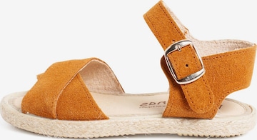 Pisamonas Sandalen in Beige: voorkant