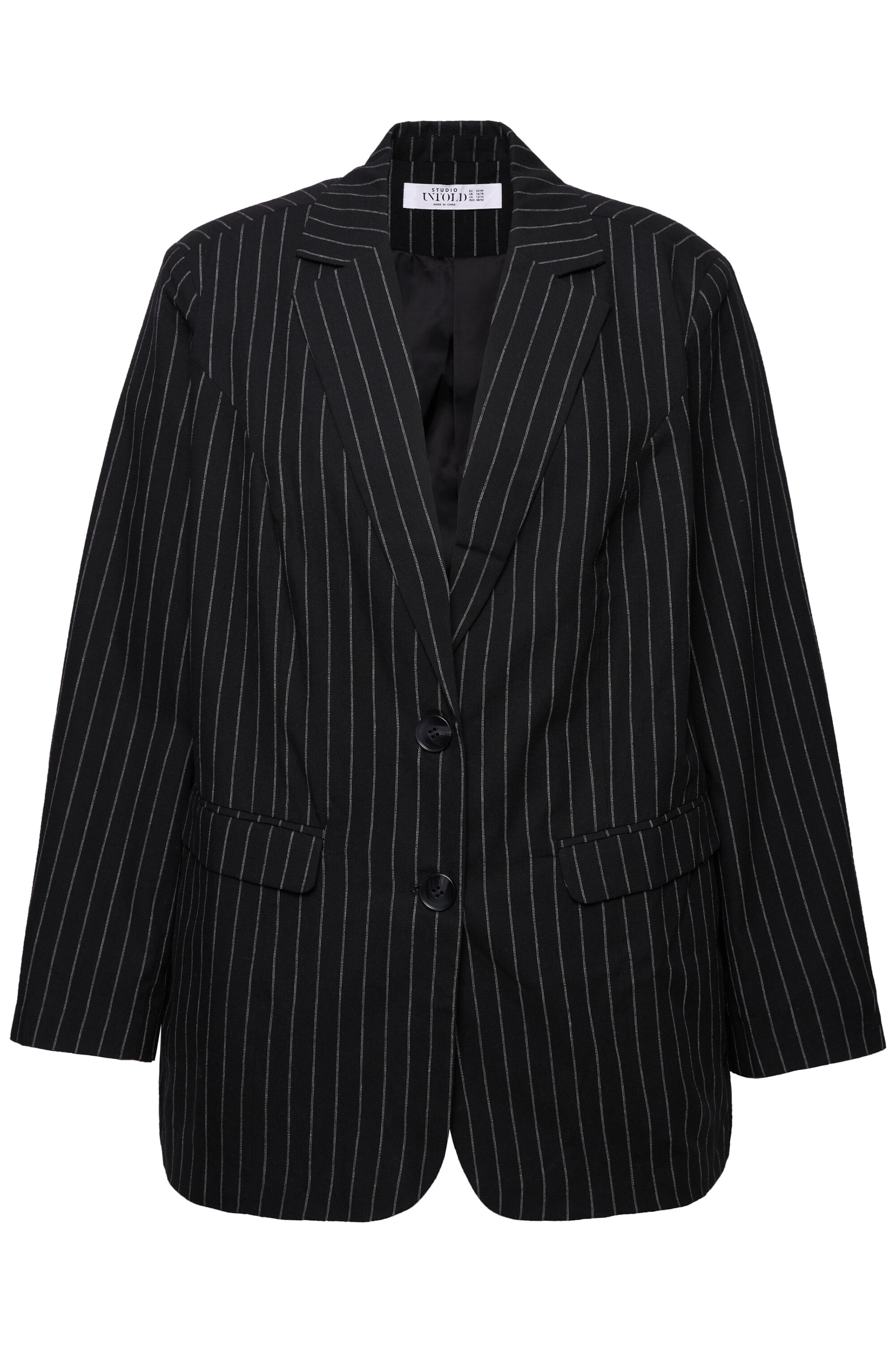 Studio Untold Blazers in Zwart: voorkant