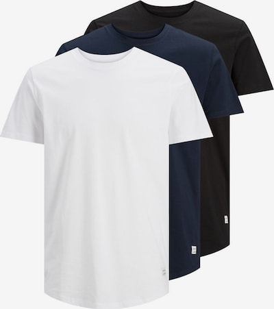 JACK & JONES Koszulka 'Noa' w kolorze atramentowy / czarny / białym, Podgląd produktu