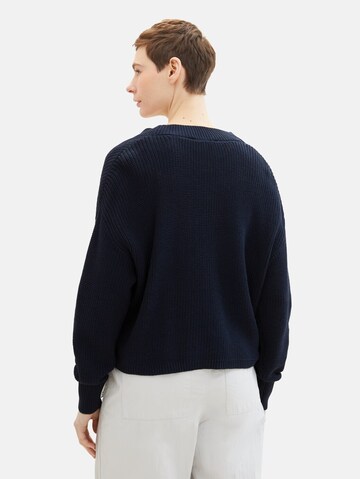 Cardigan TOM TAILOR DENIM en bleu