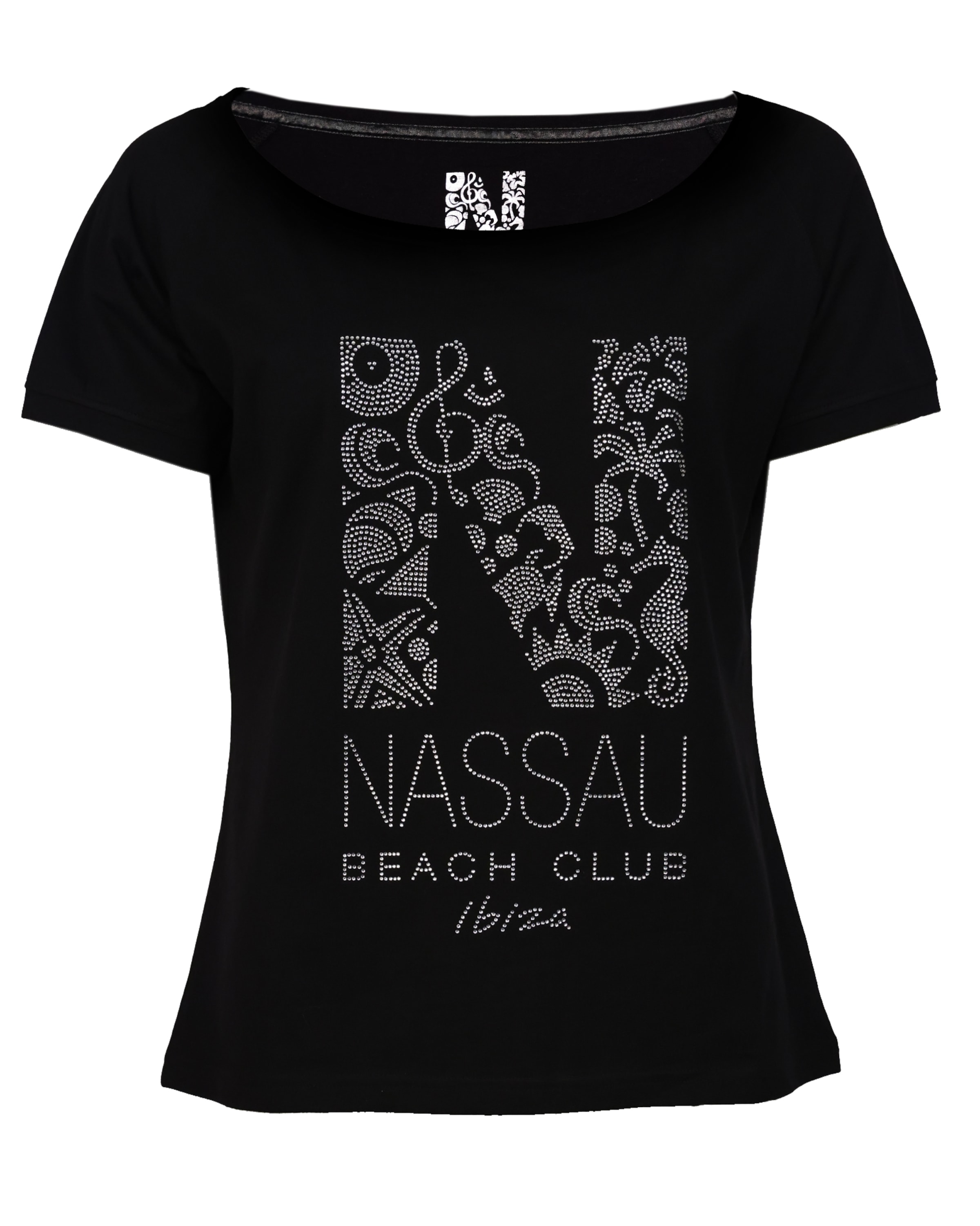 NASSAU Beach Club Shirt 'NB22003' in Schwarz: Vorderseite