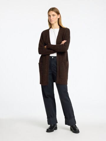 SELECTED Strickjacke 'SLFLulu' in Braun
