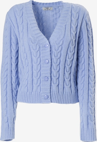Influencer Knit cardigan in Blue: front