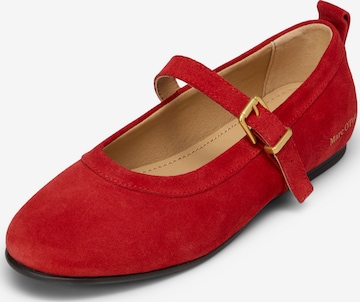 Marc O'Polo Riemchenballerina 'Gina' in Rot: Vorderseite