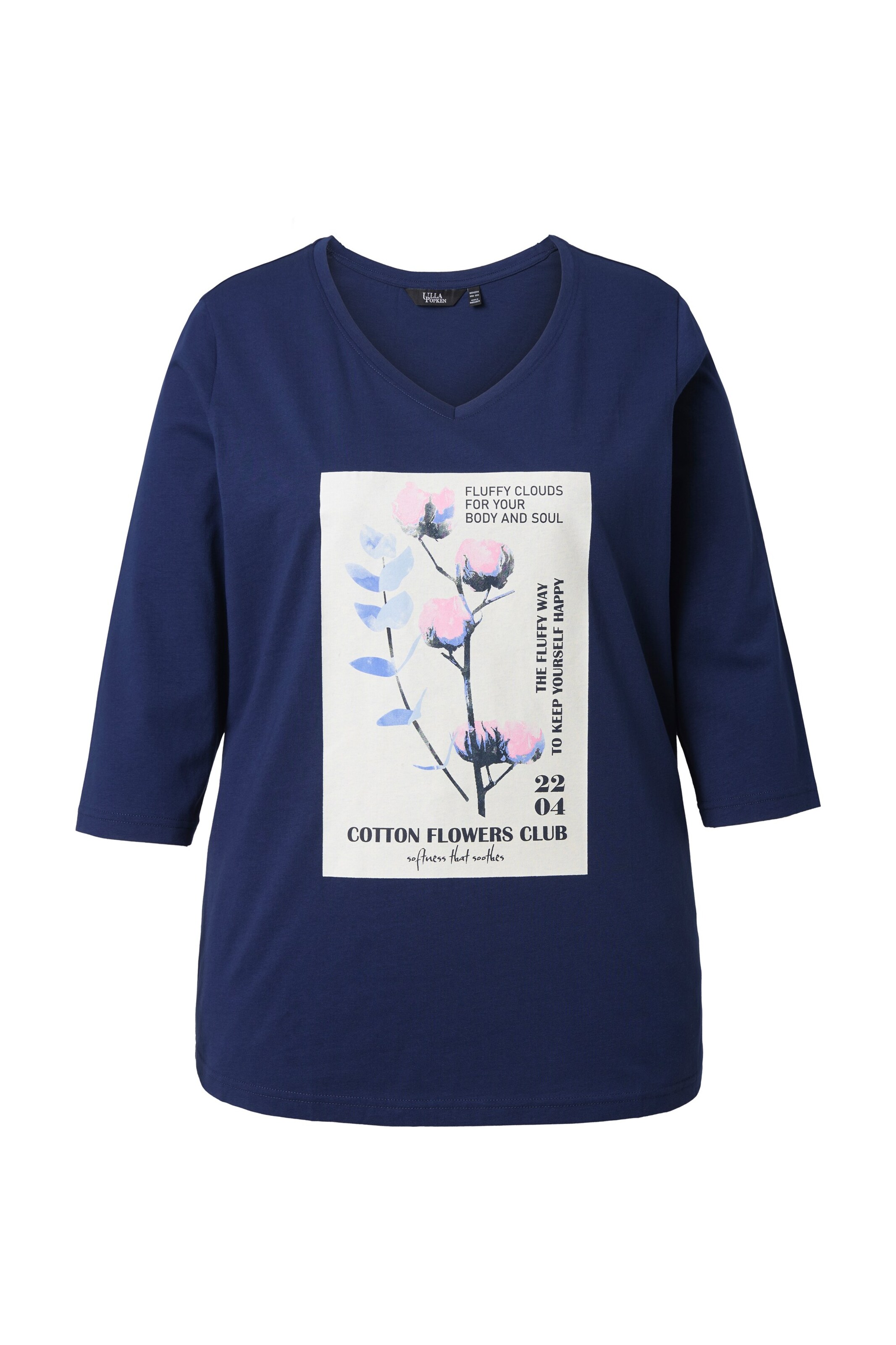 Ulla Popken Shirt in Blau: Vorderseite