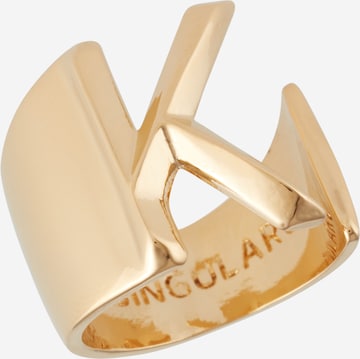 Singularu Ring in Gold: front