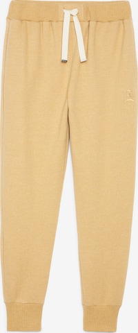 TOMMY HILFIGER Tapered Broek in Geel: voorkant