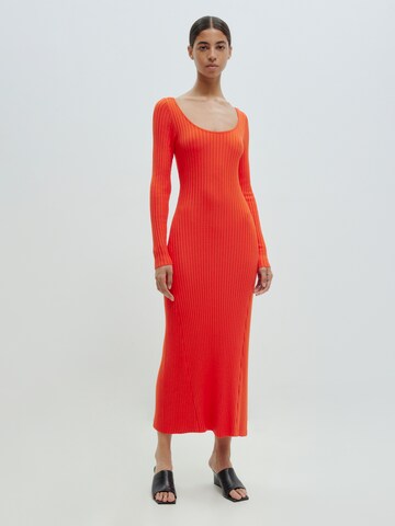 EDITED Šaty 'Smeralda' – oranžová: přední strana