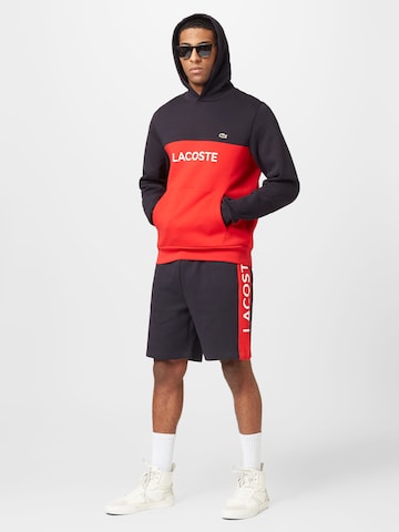 LACOSTE - Sweatshirt em vermelho