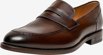Henry Stevens Slip-ons 'Marshall PL' in Brown: front