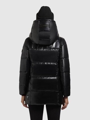Manteau d’hiver 'Grana-YM' khujo en noir