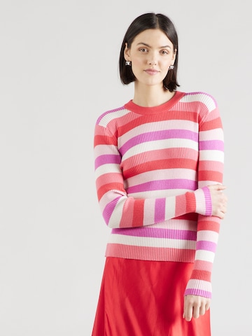 NÜMPH Sweter w kolorze czerwony: przód