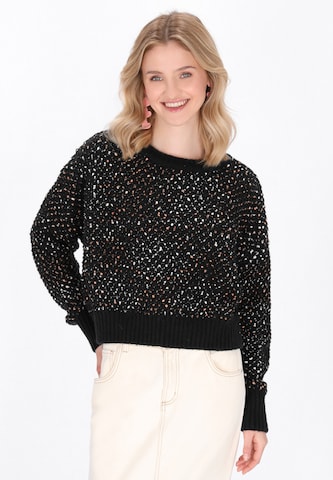 MYMO - Pullover em preto: frente