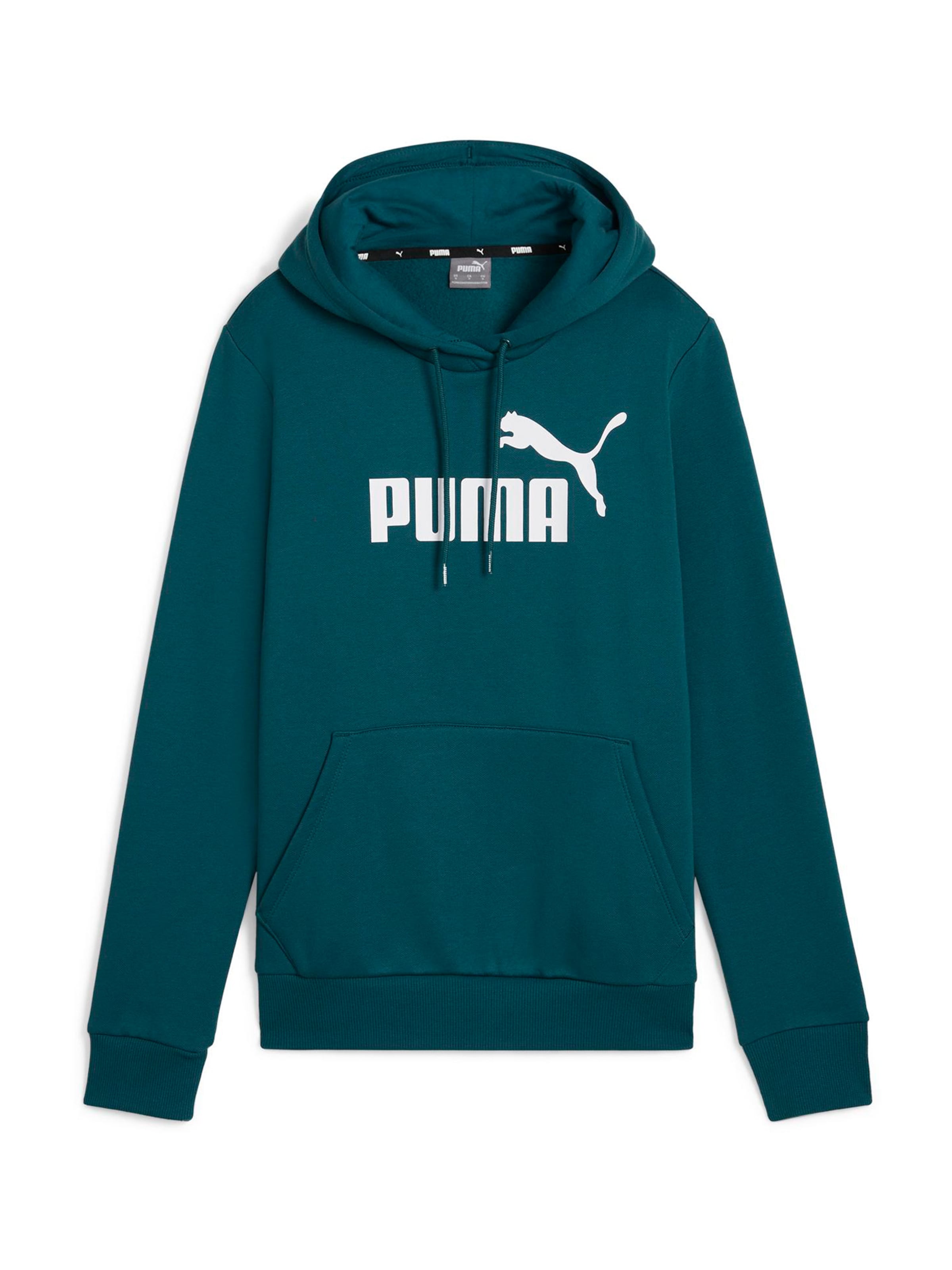 PUMA Athletic Sweatshirt Essentials in Emerald ABOUT YOU