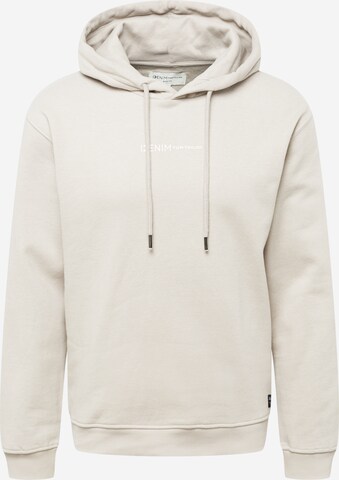 TOM TAILOR DENIM Sweatshirt in Beige: voorkant