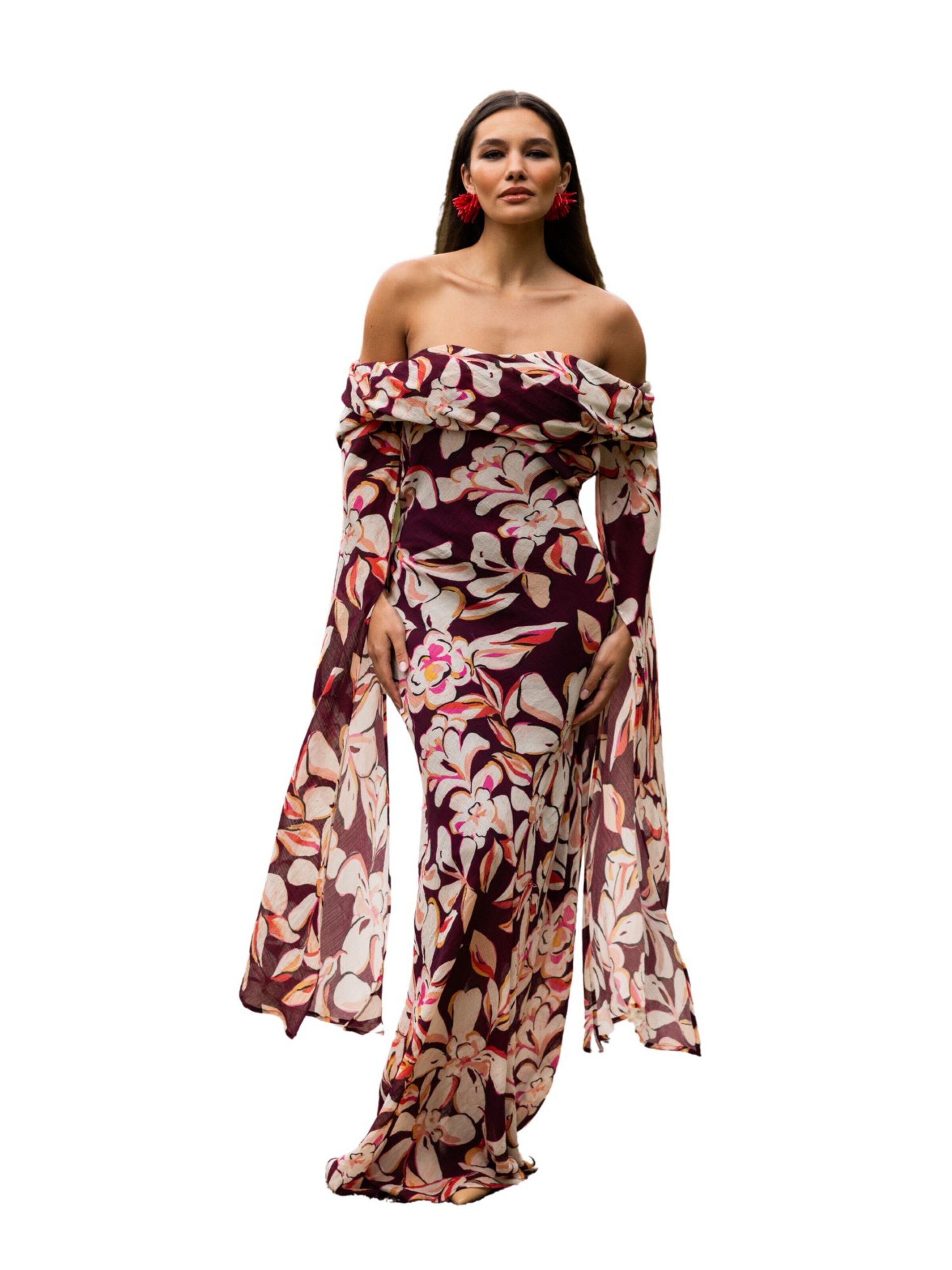 Abito da cocktail 'Habarana' di Nisia PartyWear in rosso