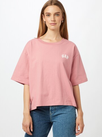 T-shirt GAP en rose : devant