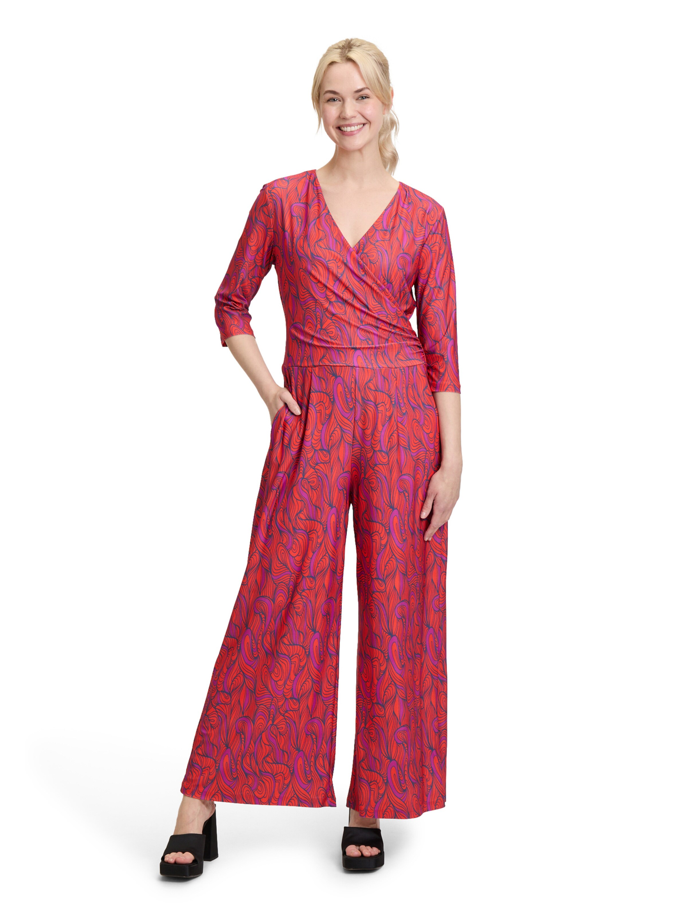 Tuta jumpsuit di Cartoon in rosa: frontale