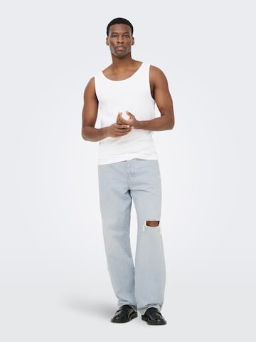 Only & Sons Loosefit Jeans 'ONSFade' in Blauw: voorkant