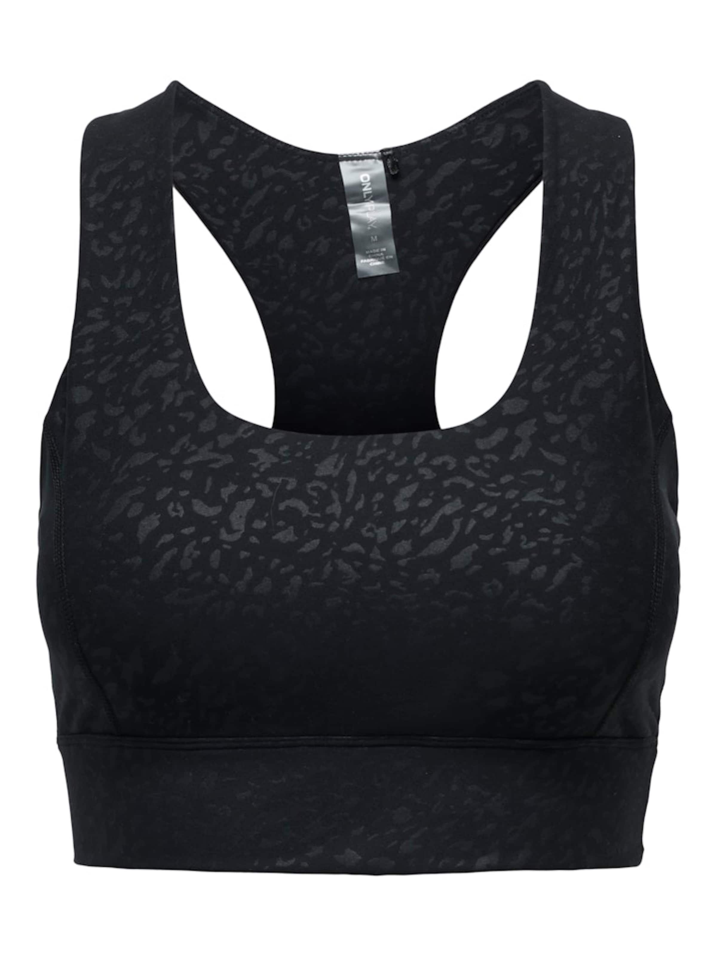 ONLY PLAY Bralette Sports Bra 'ONPDAISY-2-ALMA' in Black: front