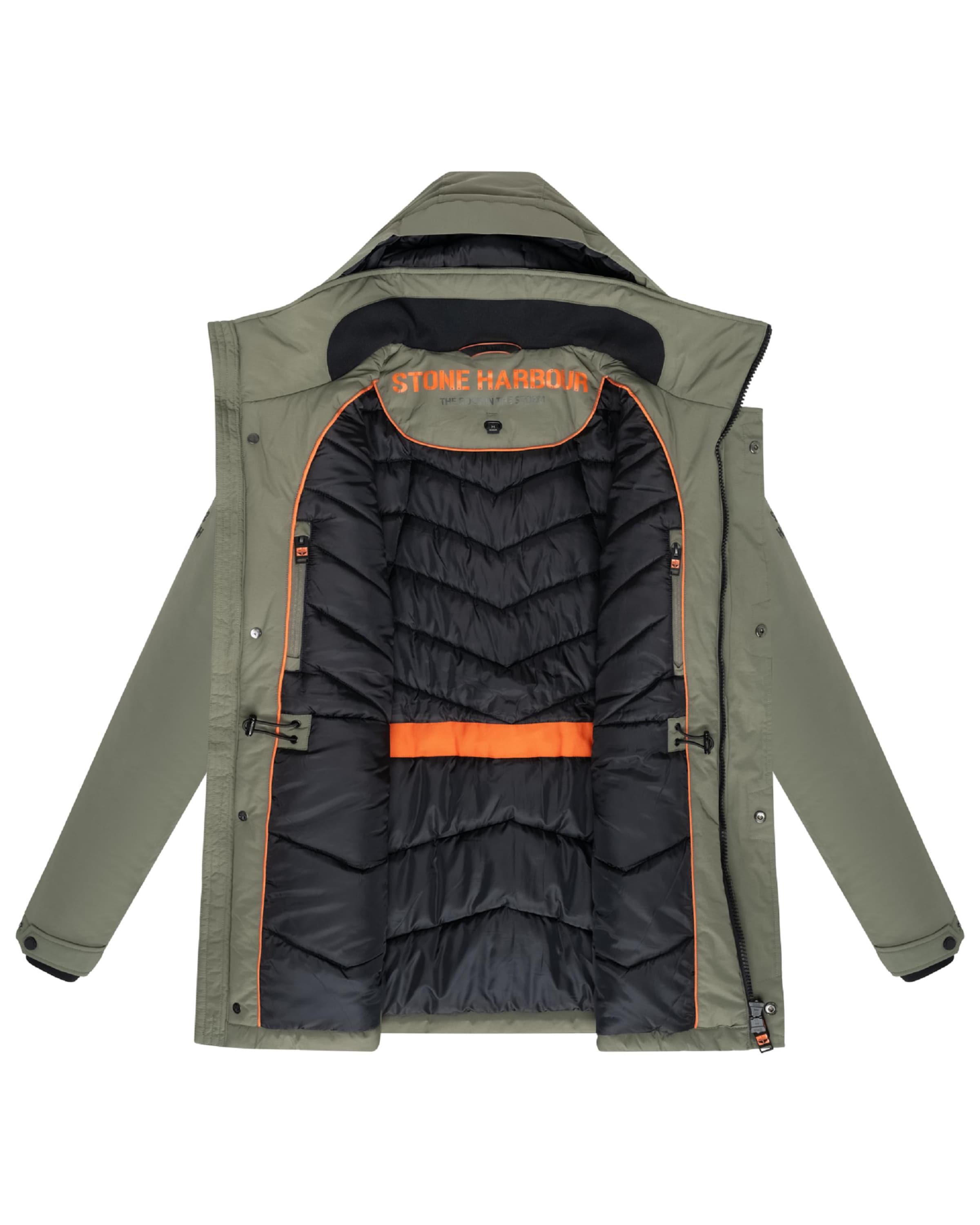 STONE HARBOUR Winter jacket 'Wadiim XX' in Green
