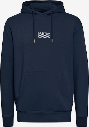 Sweat-shirt 'Rubin' !Solid en bleu : devant