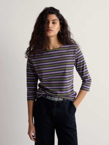 Maglietta 'Sailor' di Seasalt Cornwall in lilla: frontale