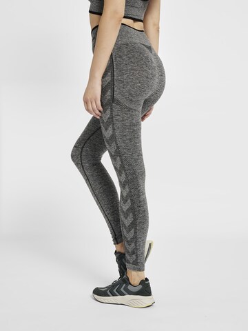 Hummel Skinny Workout Pants in Grey