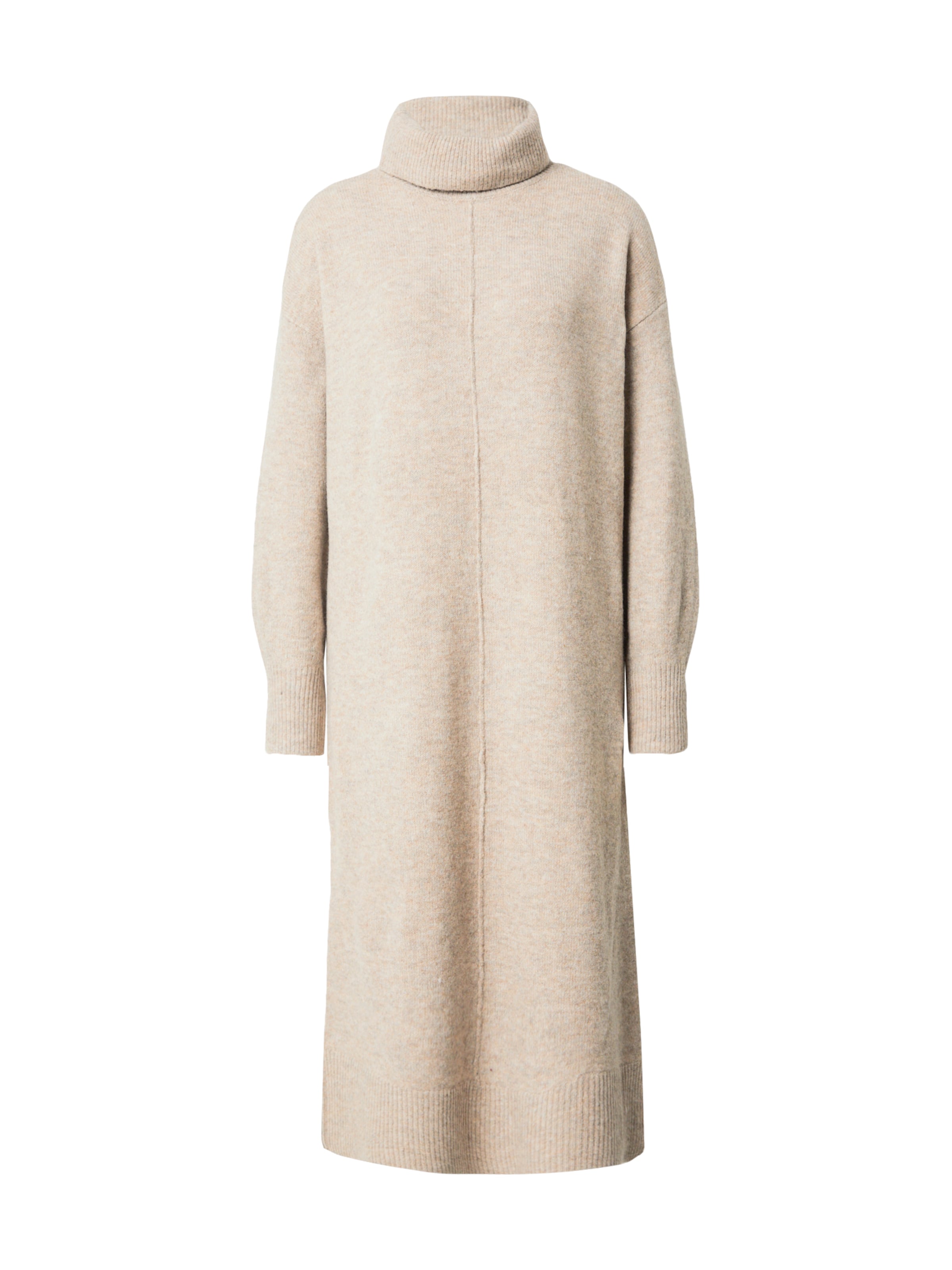 PIECES Πλεκτό φόρεμα σε γκρι: μπροστά