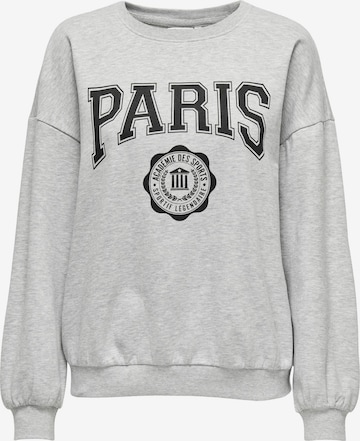 ONLY - Sudadera en gris: frente