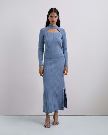 Scalpers Pulóver - kék: elől