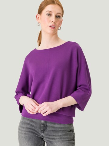 zero Sweatshirt 'Scuba' in Purple: front