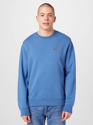 LEVI'S ®Regular Fit Sweater majica 'Original Housemark' - plava boja: prednji dio