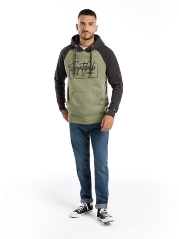 SPITZBUB Sweatshirt 'Raglan Street' in Groen