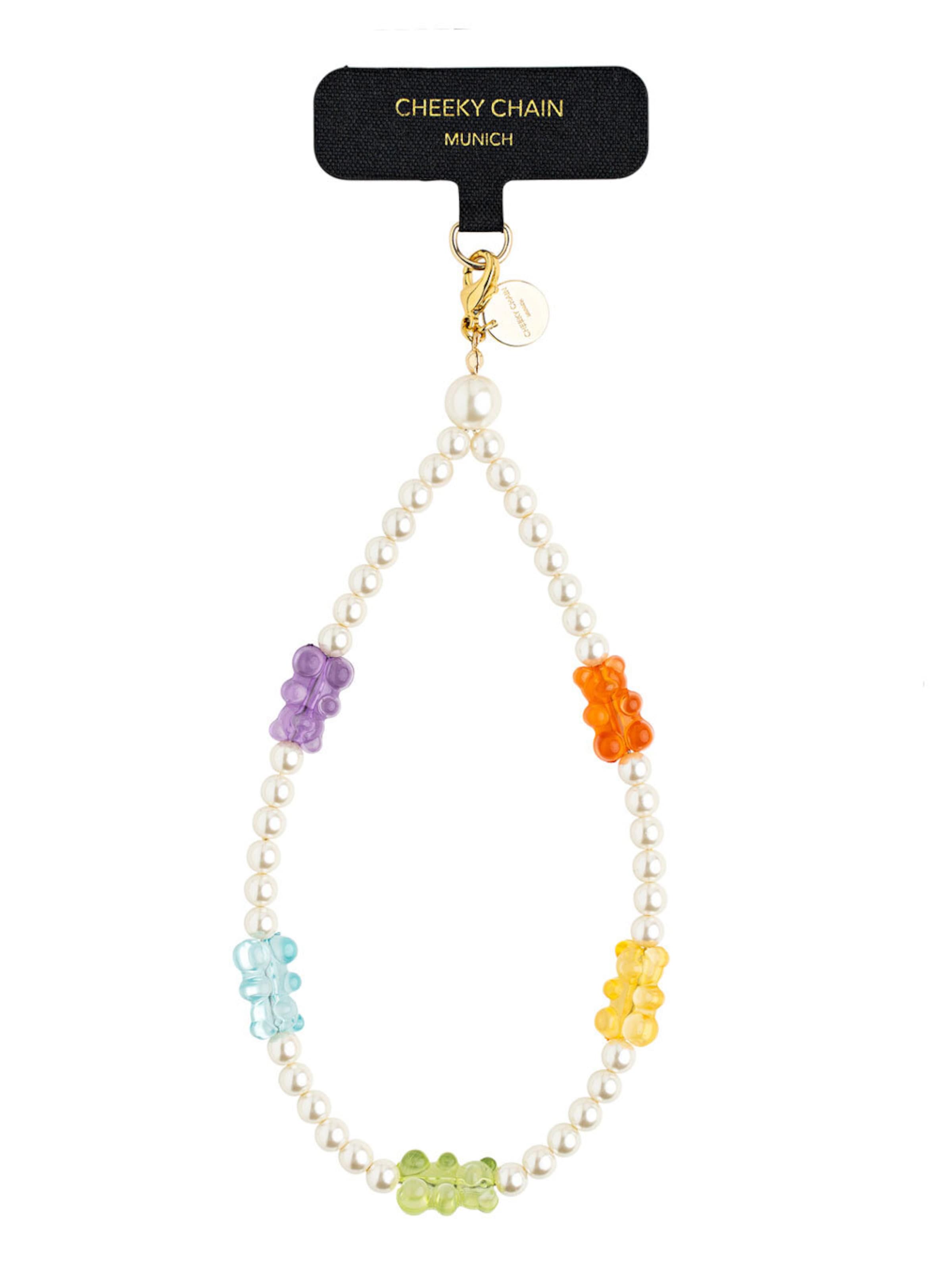 Cheeky Chain Munich Smartphonehoesje 'Gummy Bear' in Beige: voorkant