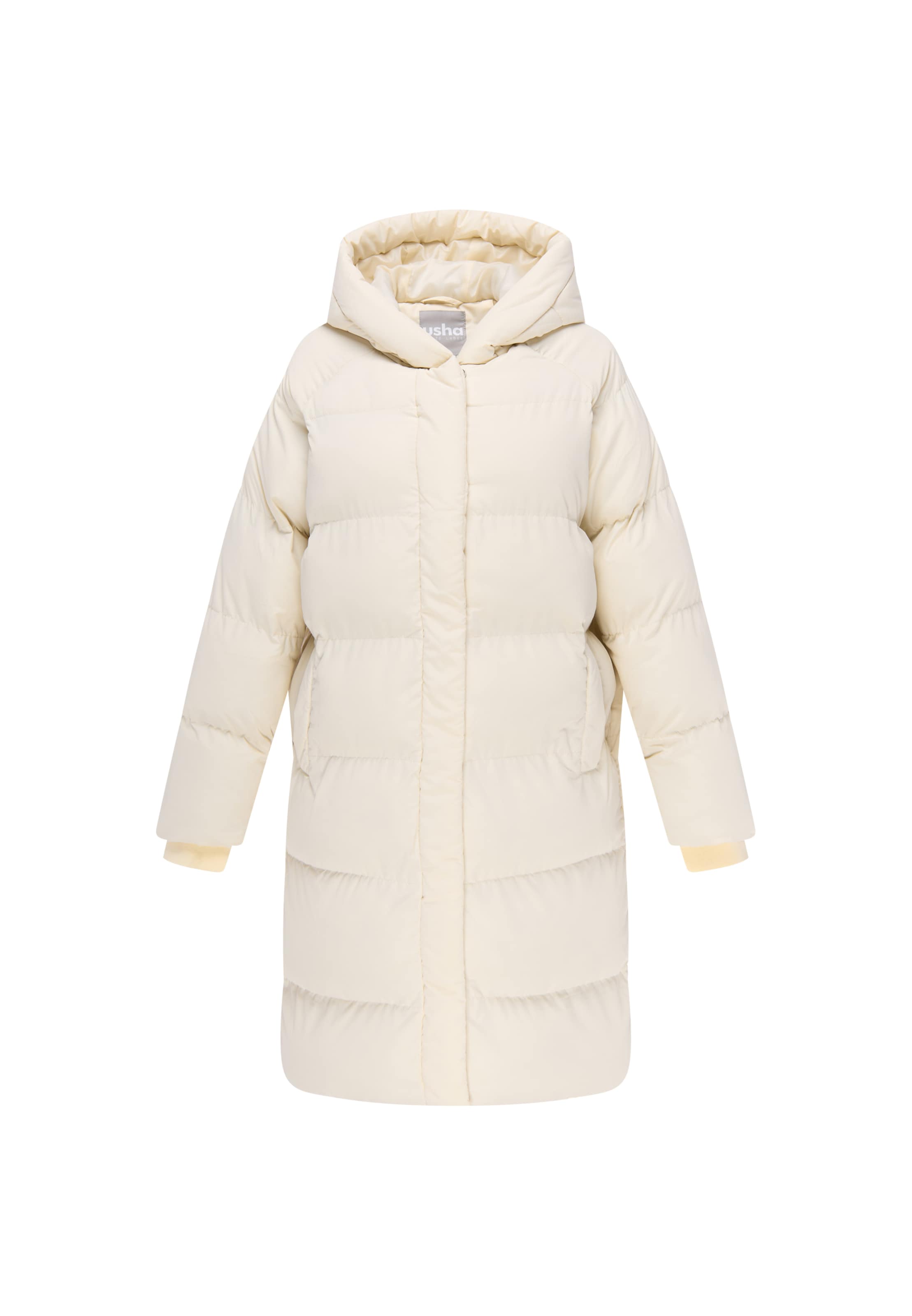 Manteau d’hiver usha WHITE LABEL en beige : devant
