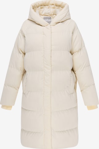 Manteau d’hiver usha WHITE LABEL en beige : devant