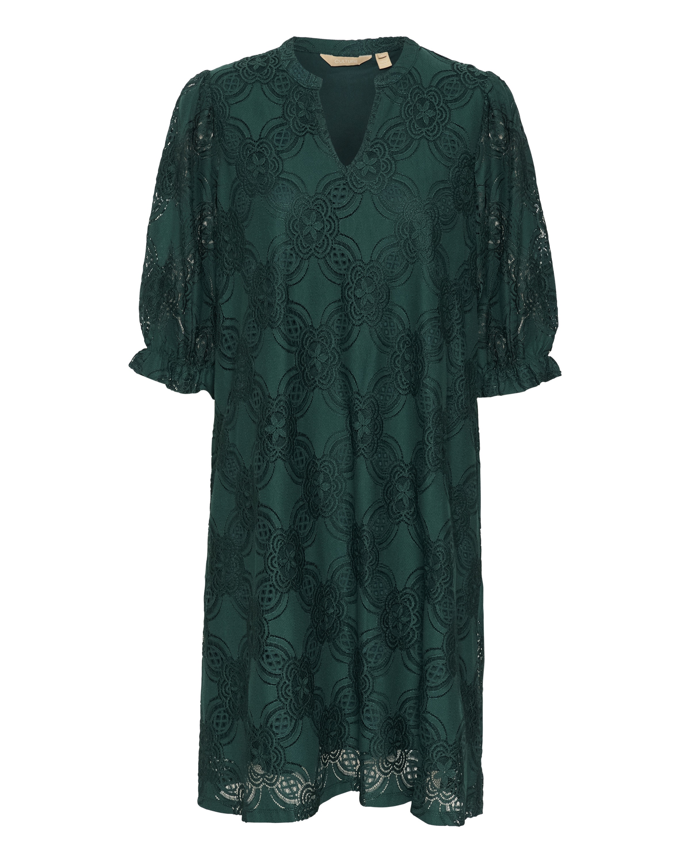 Robe 'Olu' CULTURE en vert : devant