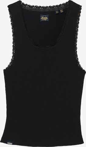 Superdry & Co Top in Schwarz: Vorderseite