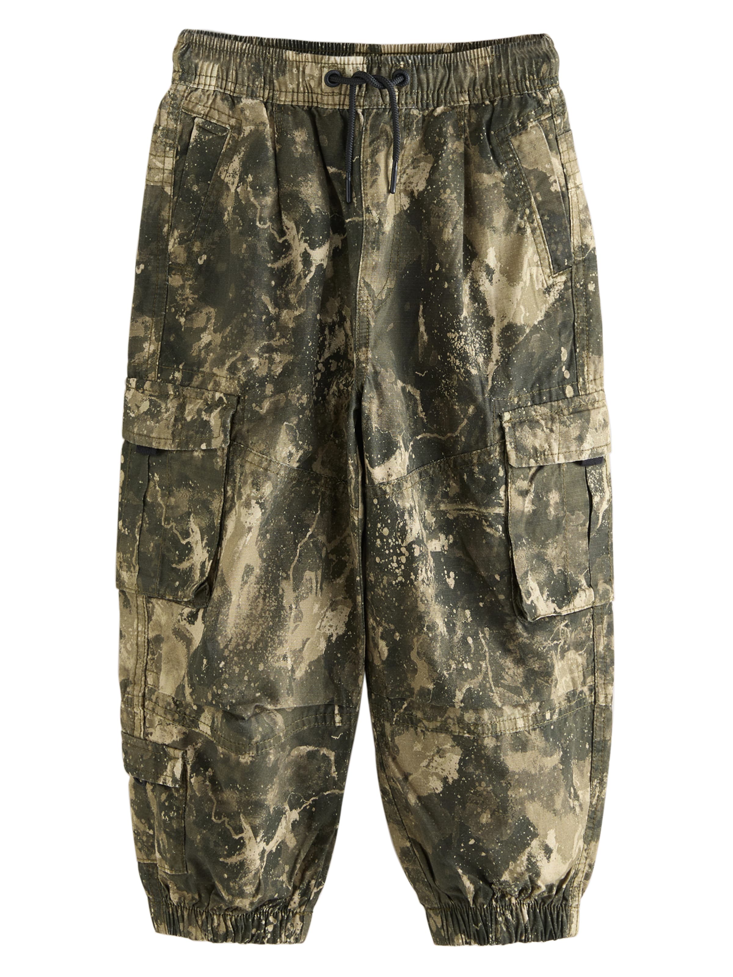 Next Tapered Pants in Green: front